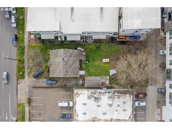 a view of swimming pool with a yard