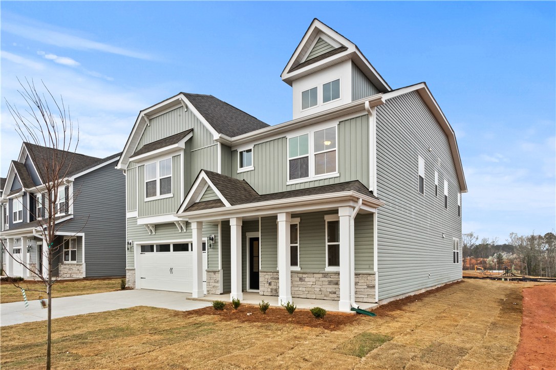 134 Anderson Oaks Lane, Unit 84 Easley, SC 29642 - Photo 2 of 43 This newly constructed home boasts charming architectural details and a spacious two-story design.
