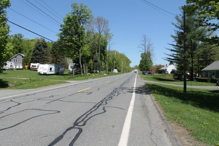 2840 Hancock Road Hancock, MA 01267 - Photo 2 of 9 a view of a street with a house and a park