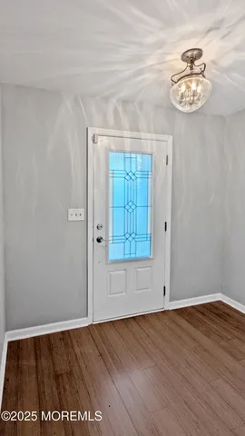 wooden floor in an empty room