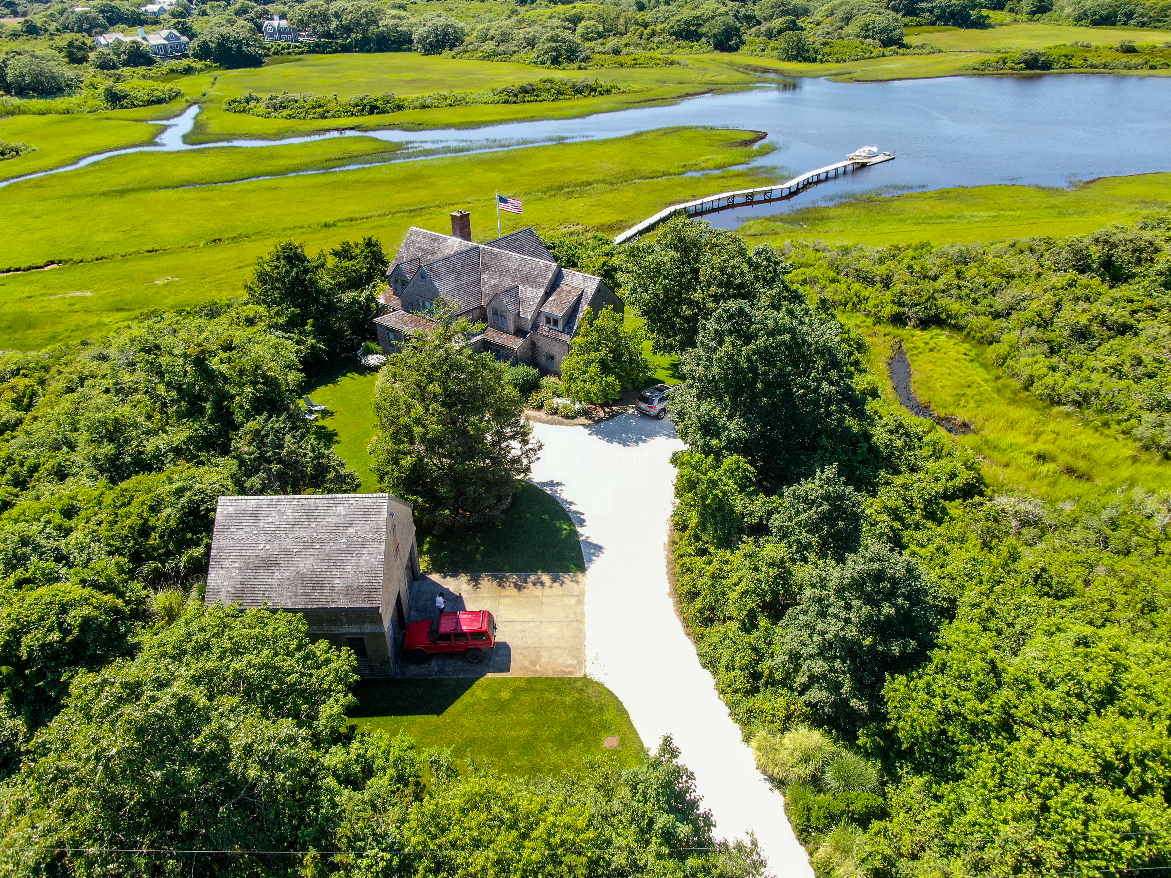 240 Polpis Road Nantucket, MA 02554 - Photo 31 of 45 a view of an outdoor space and a lake view