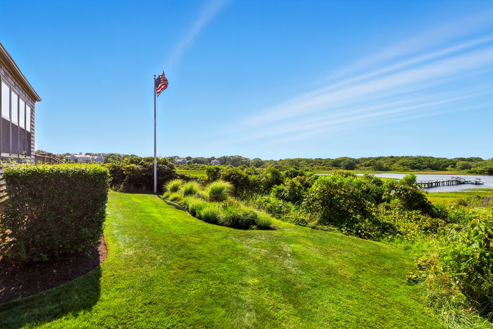 240 Polpis Road Nantucket, MA 02554 - Photo 37 of 45 a view of a garden with an ocean