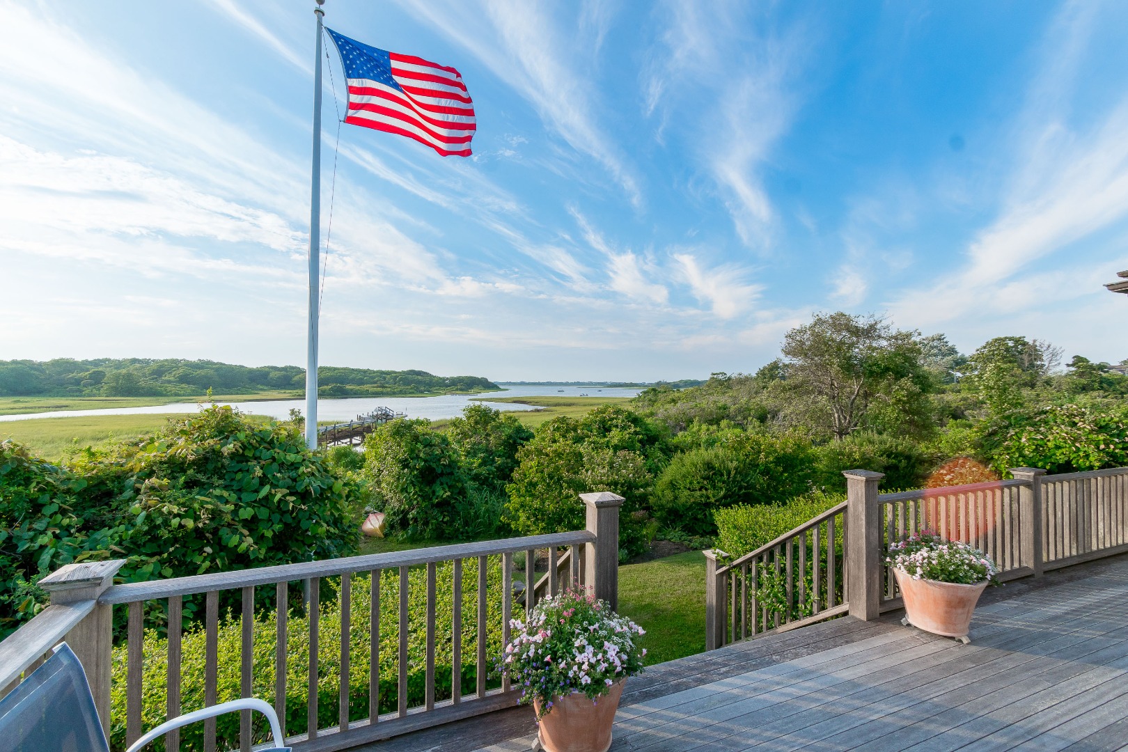 240 Polpis Road Nantucket, MA 02554 - Photo 45 of 45 a view of a balcony with wooden floor