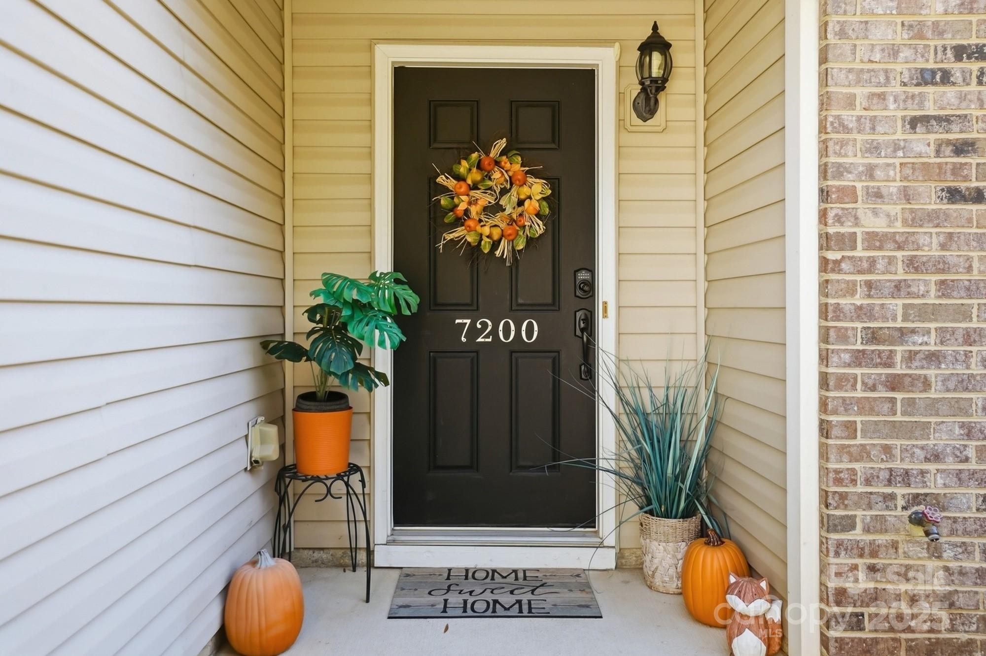 7200 Cascading Pines Drive Tega Cay, SC 29708 - Photo 6 of 39 a potted plant sitting in front of a door