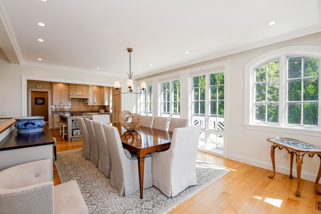 85 Moorings Road Marion, MA 02738 - Photo 14 of 37 a view of a dining room with furniture window and outside view