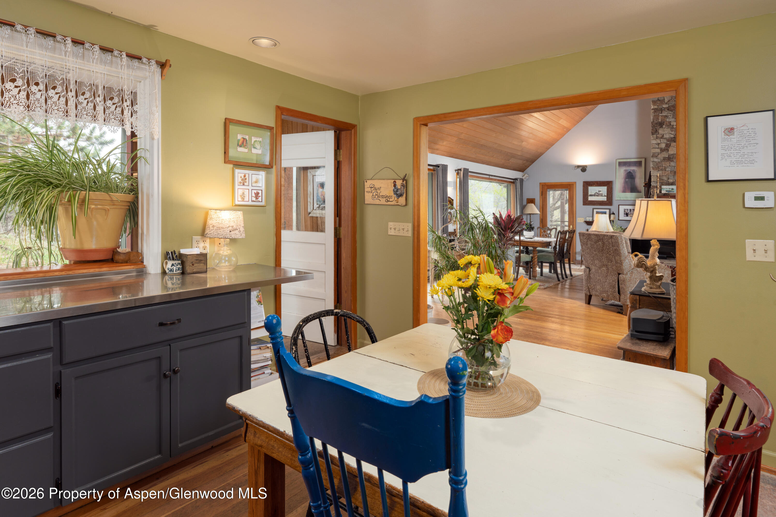 422 Sopris Creek Road Basalt, CO 81621 - Photo 15 of 50 Kitchen Opens to Living Room