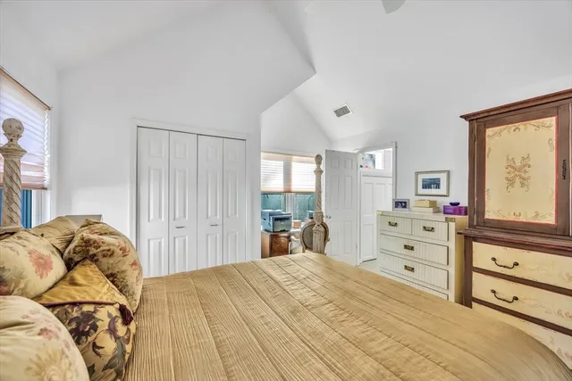 a bathroom with a double vanity sink and mirror