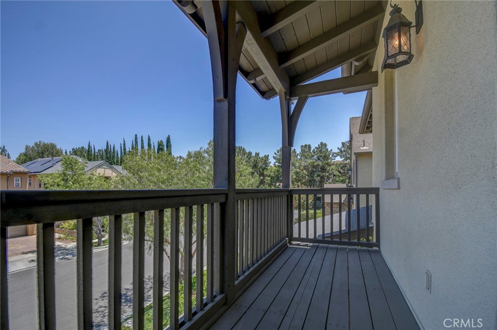 62 Gentry Irvine, CA 92620 - Photo 25 of 48 a view of a balcony with wooden floor and city view