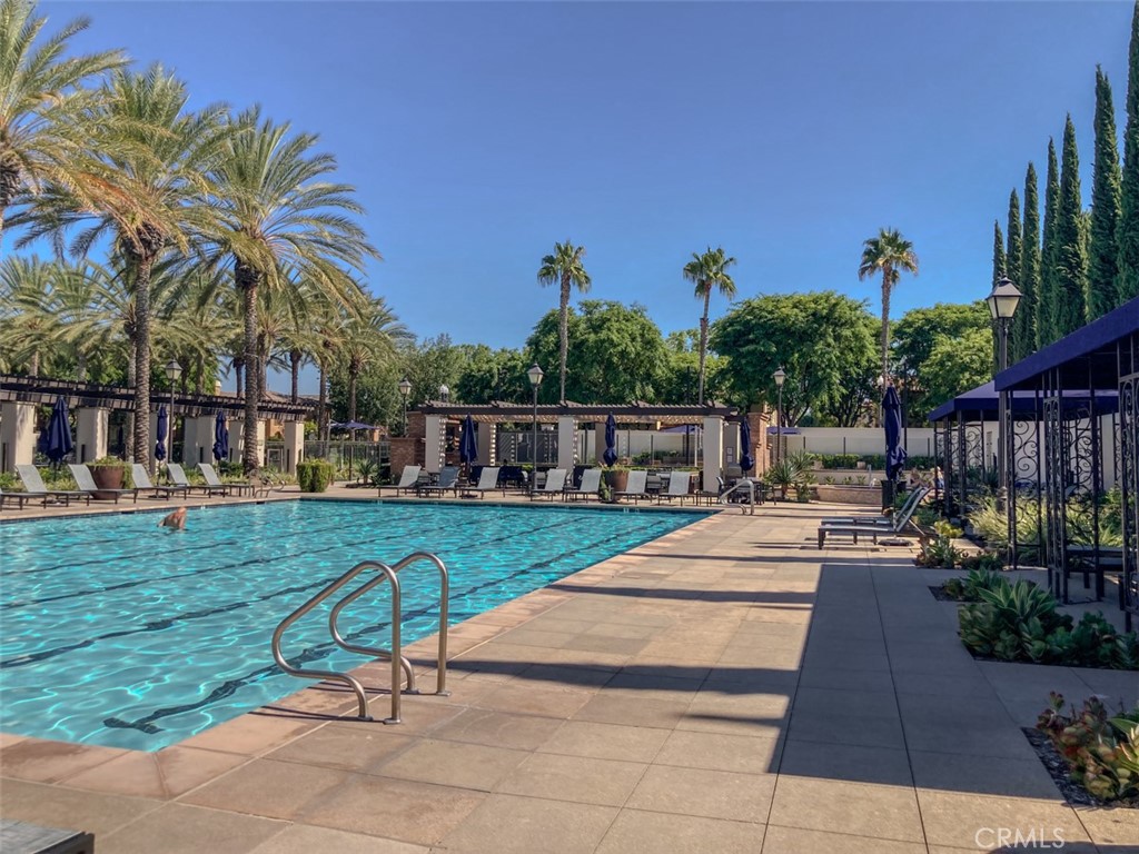 62 Gentry Irvine, CA 92620 - Photo 41 of 48 a view of a backyard with couches plants and large tree