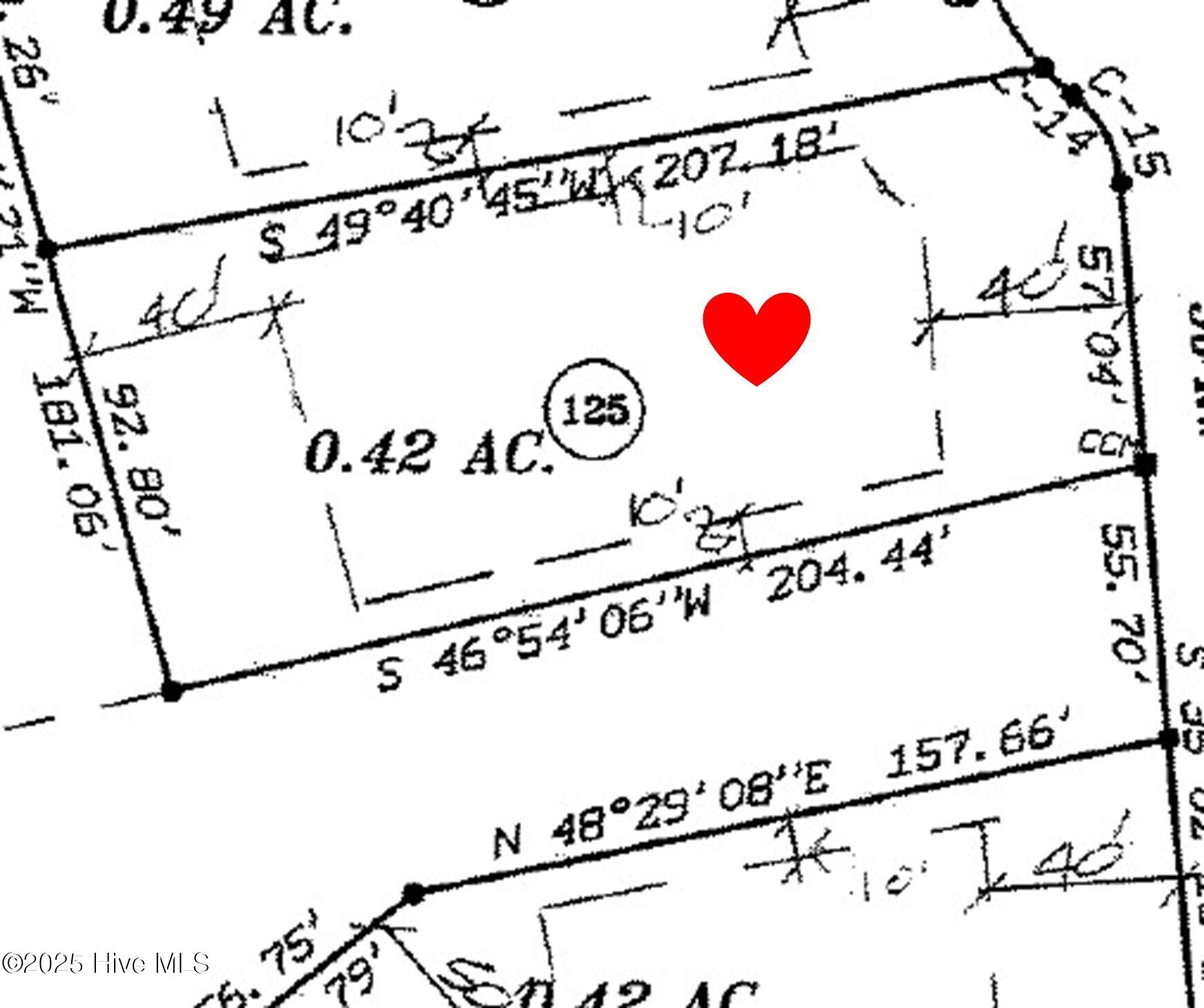 513 Cliffside Point Southwest Ocean Isle Beach, NC 28469 - Photo 5 of 25 513 Cliffside Point Plat Map