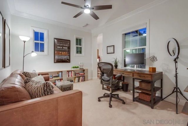 a view of porch with seating space