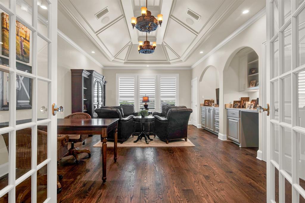 2921 Sedalia Trail Sherman, TX 75092 - Photo 28 of 40 a living room with lots of furniture and wooden floor