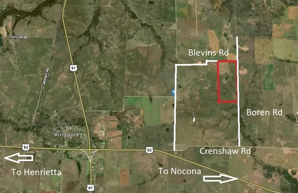 $206,500 | 25-ac 25-ac Boren, Nocona, TX 76255