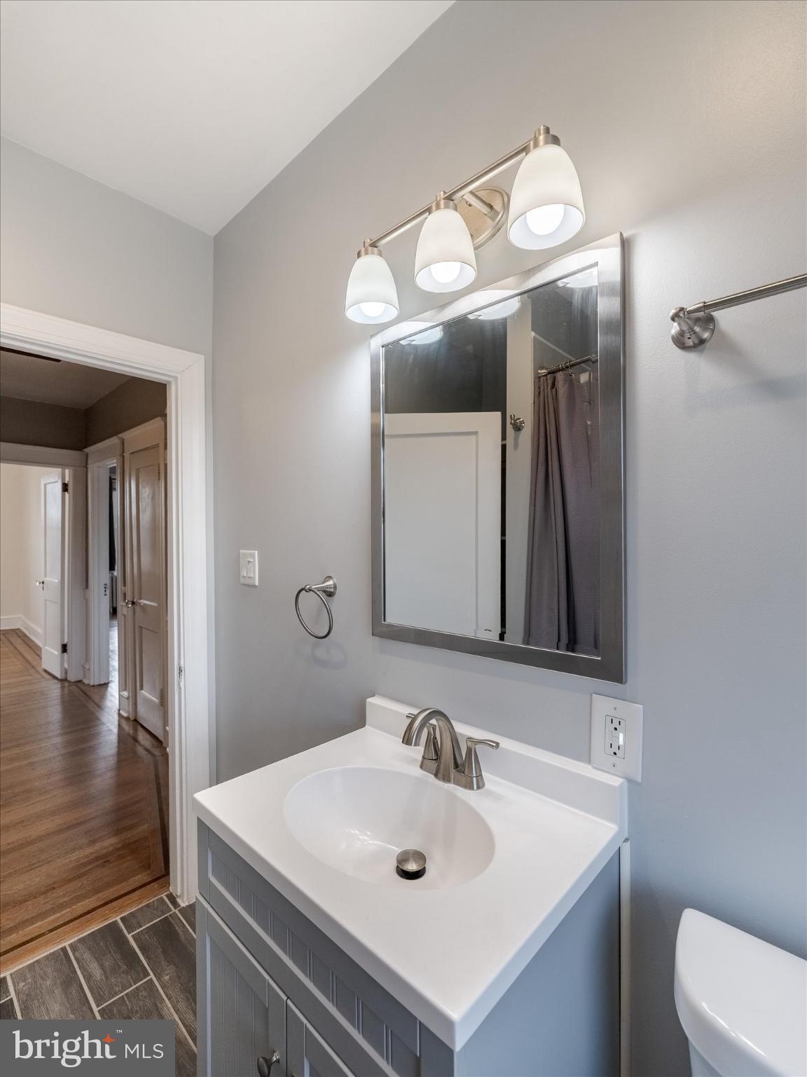 321 East Phil Ellena Street Philadelphia, PA 19119 - Photo 22 of 39 Sleek modern bathroom with stylish fixtures.