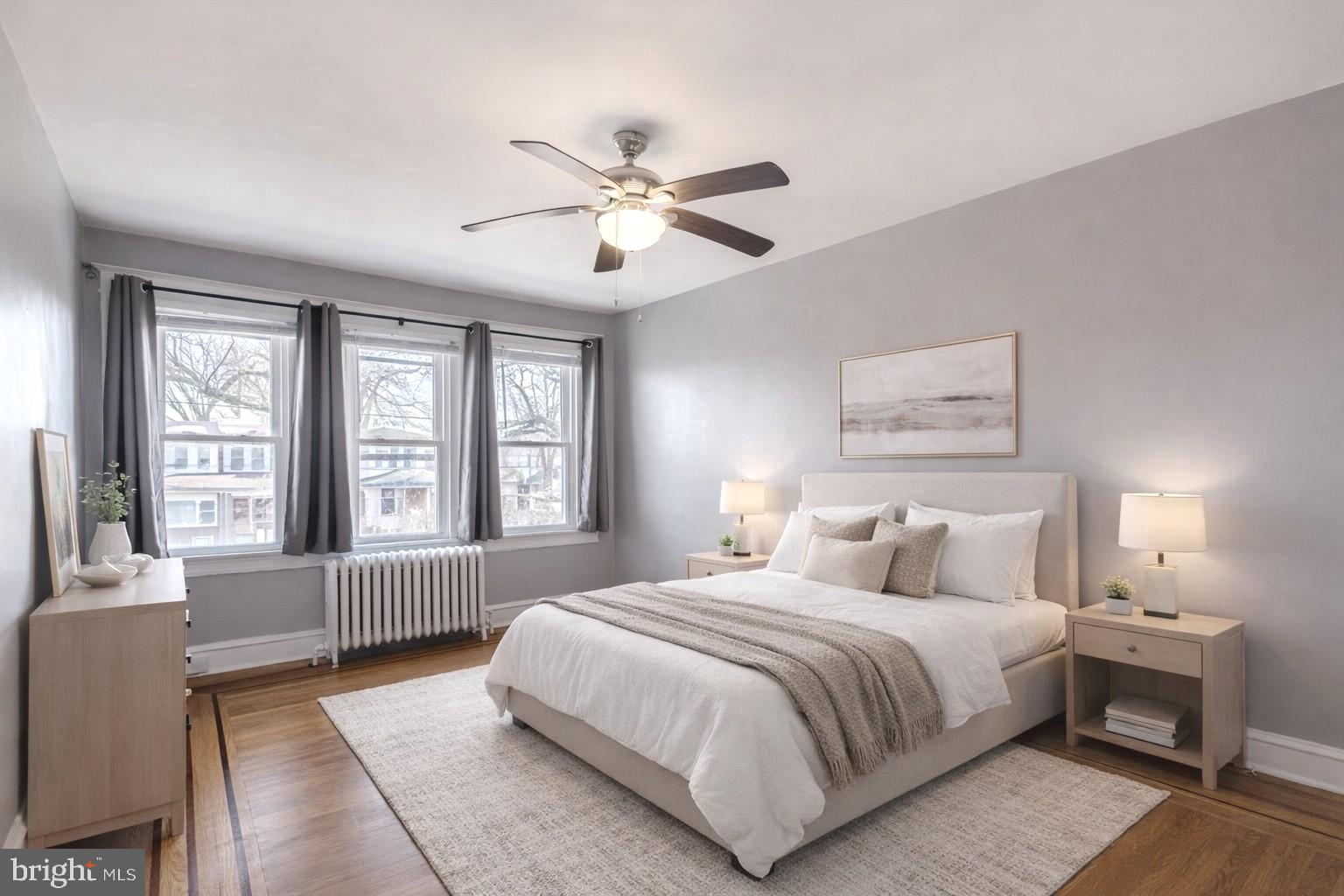 321 East Phil Ellena Street Philadelphia, PA 19119 - Photo 25 of 39 Virtually Staged - Serene bedroom