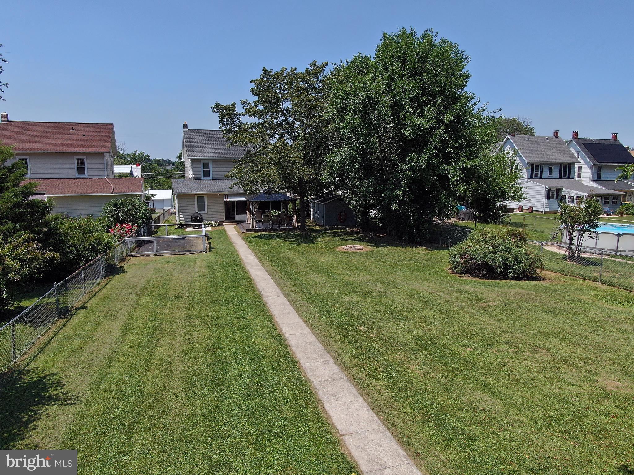 770 Fritztown Road Reading, PA 19608 - Photo 9 of 56 Rear of the home with large fenced yard