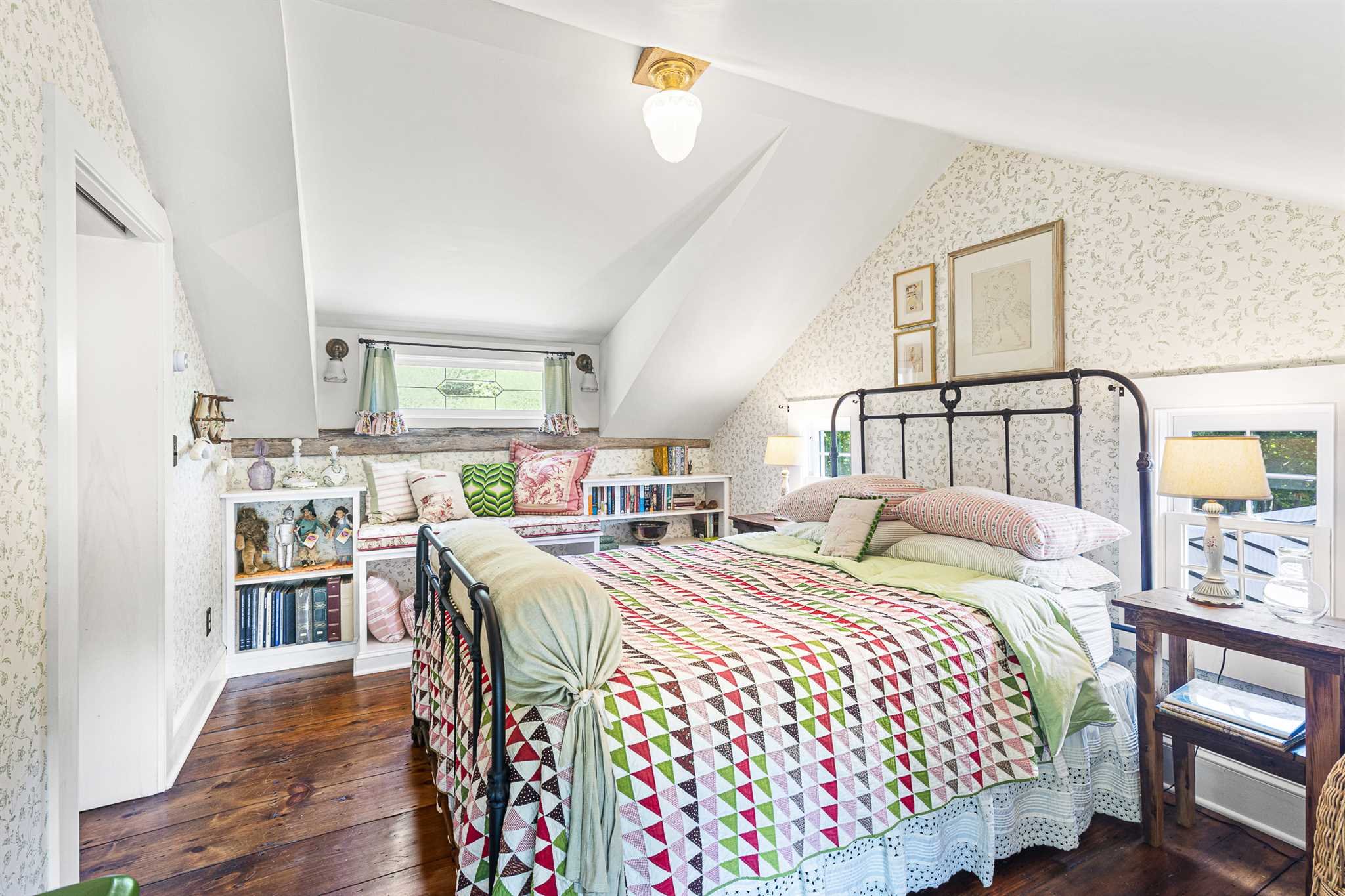 112 Malone Road Salt Point, NY 12578 - Photo 18 of 26 a bedroom with bed and wooden floor