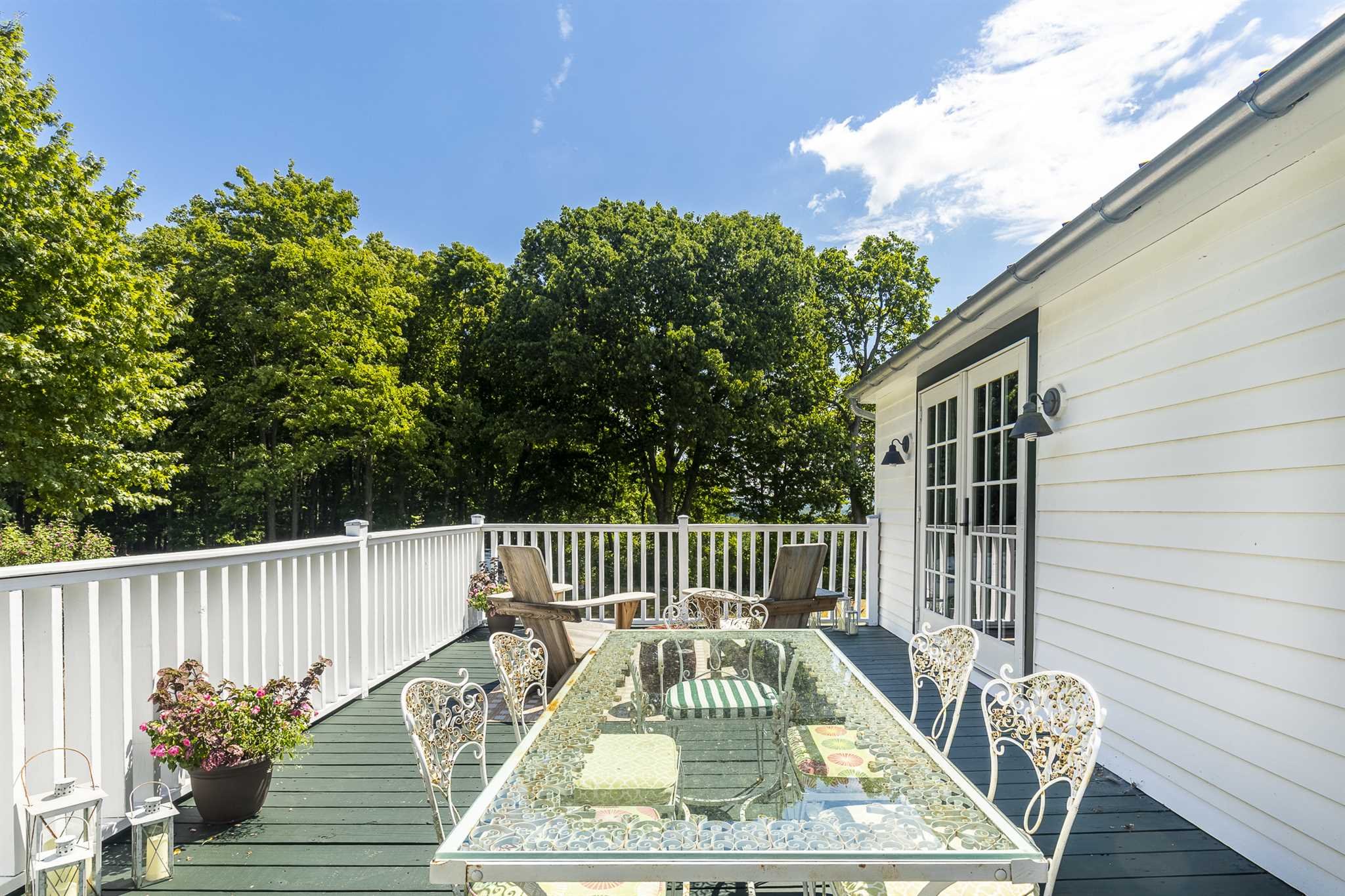 112 Malone Road Salt Point, NY 12578 - Photo 20 of 26 a view of balcony with wooden floor and outdoor seating