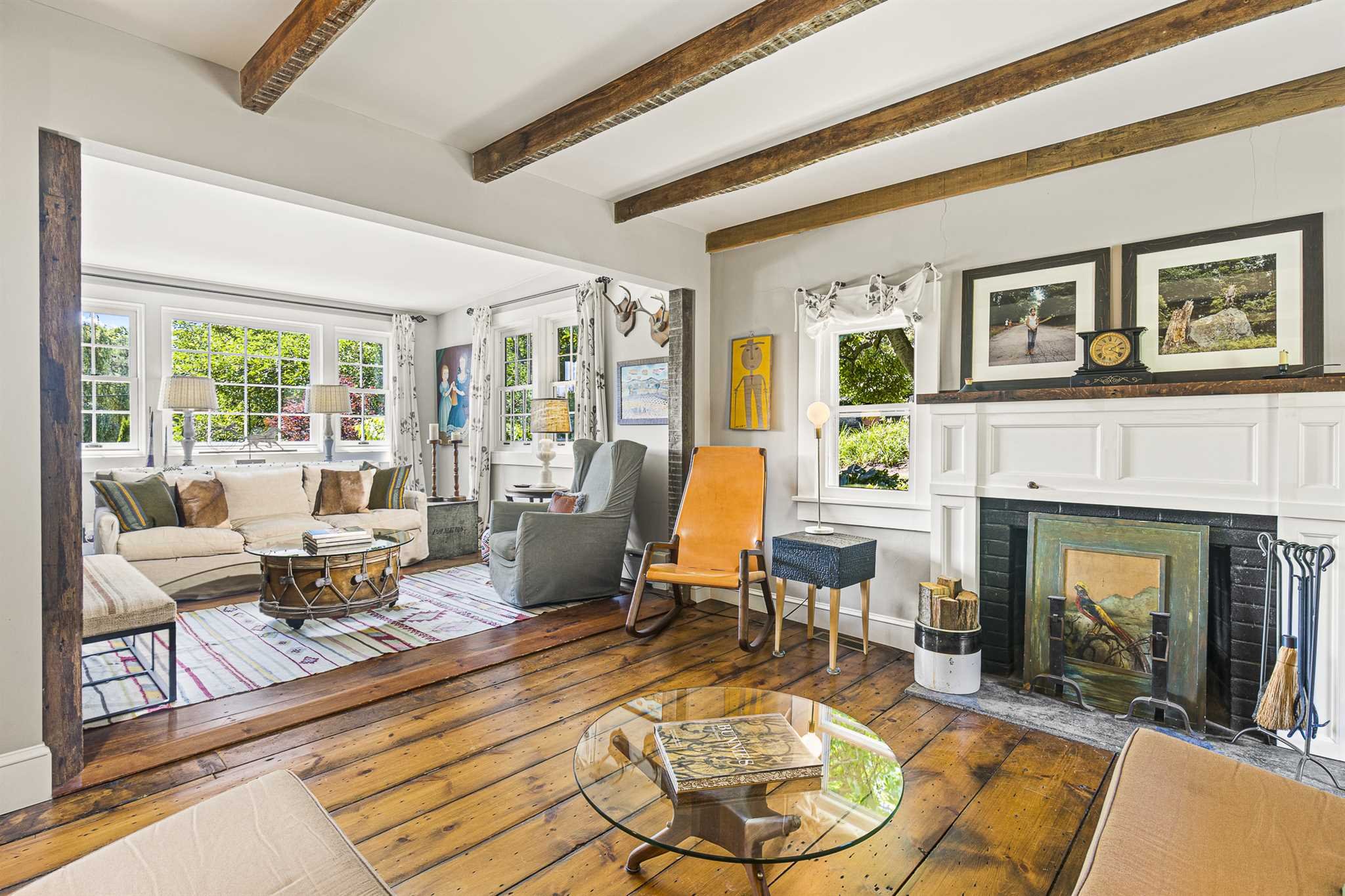 112 Malone Road Salt Point, NY 12578 - Photo 9 of 26 a living room with furniture and a fireplace
