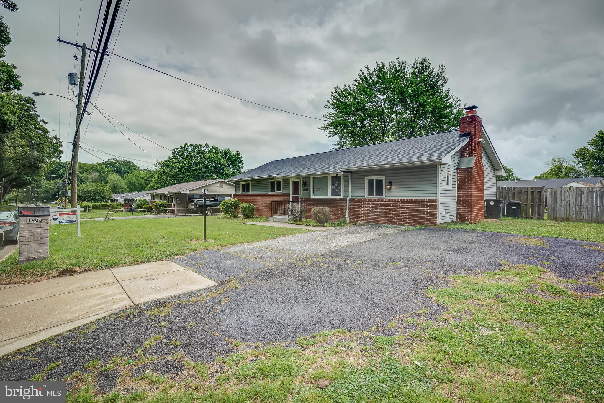 1908 Ritchie Road District Heights, MD 20747 - Photo 2 of 42 Front Exterior with huge driveway!