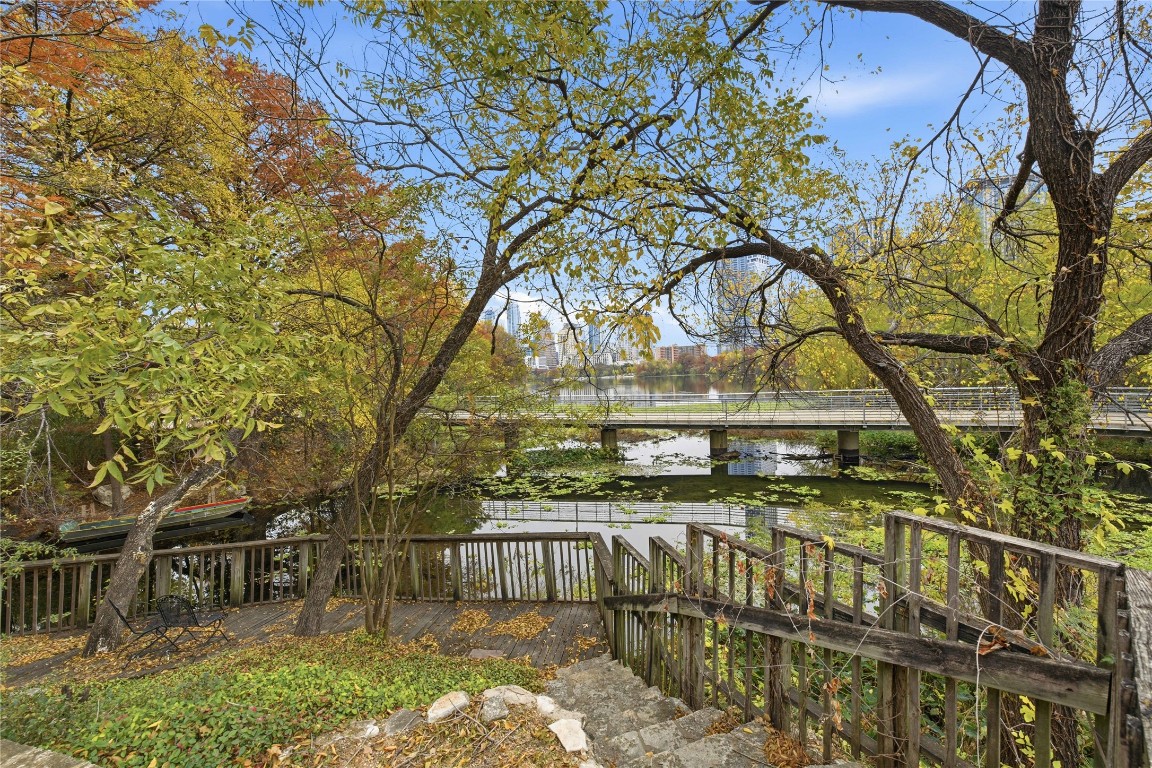 500 East Riverside Drive, Unit 133 Austin, TX 78704 - Photo 29 of 38 a view of swimming pool with outdoor seating and yard