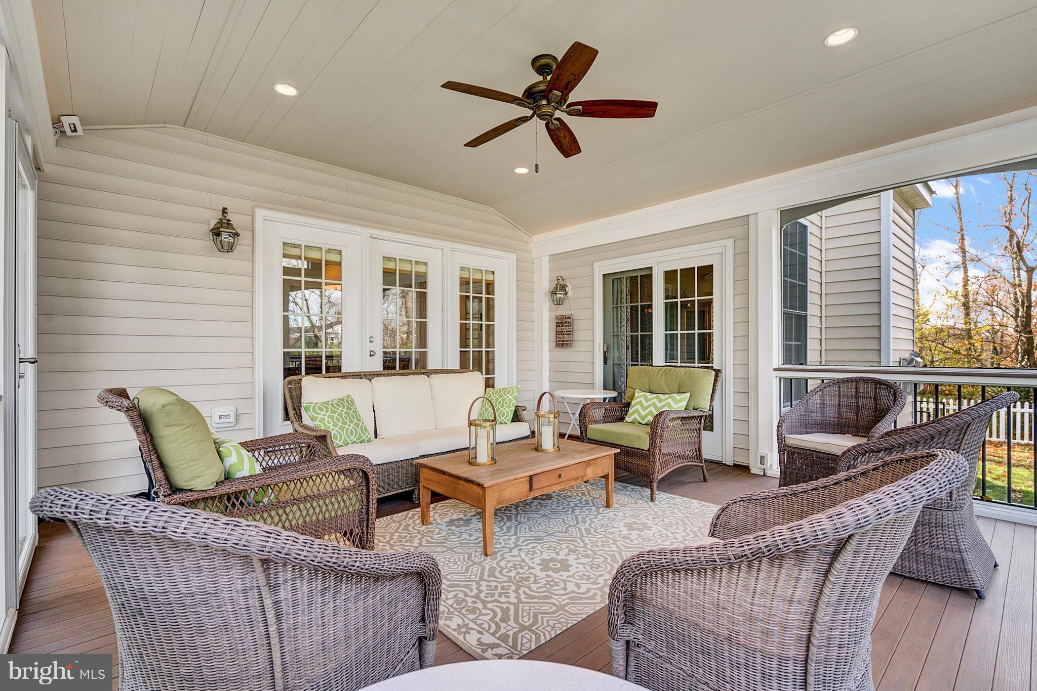 529 Malcolm Road Northwest Vienna, VA 22180 - Photo 15 of 30 Screened porch, off family room & kitchen