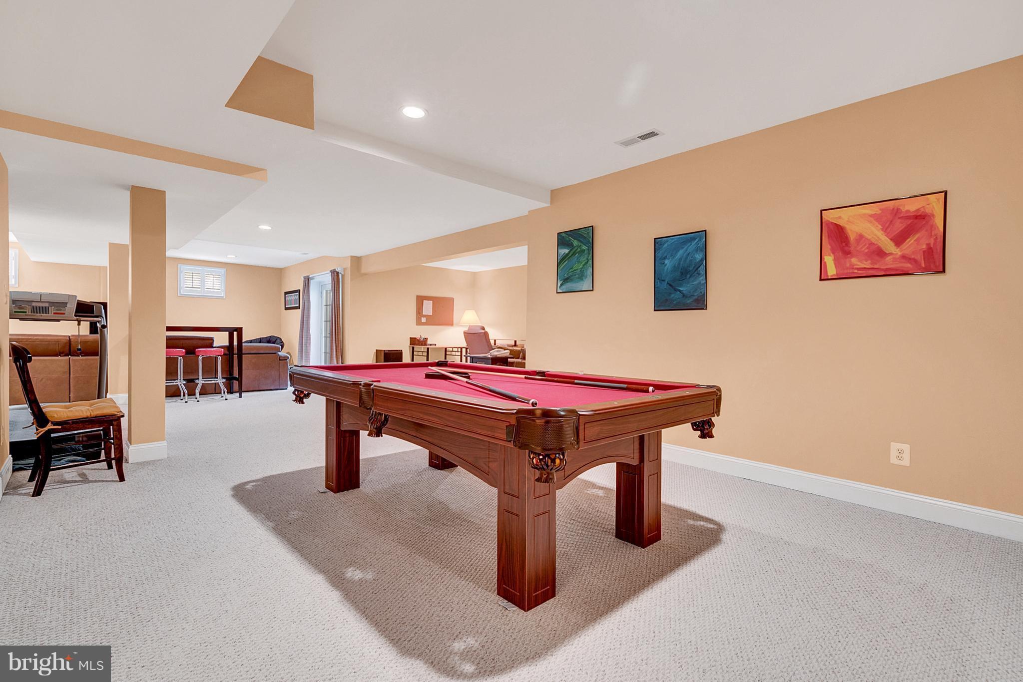 529 Malcolm Road Northwest Vienna, VA 22180 - Photo 25 of 30 Lower level - ample room for a pool table
