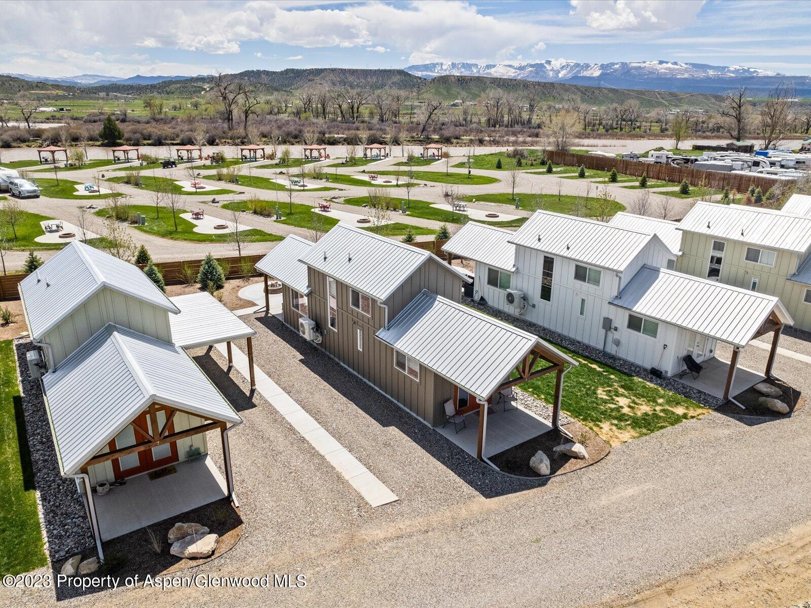 329 River Frontage Road, Unit 8 Silt, CO 81652 - Photo 24 of 24 an aerial view of a swimming pool and mountain view