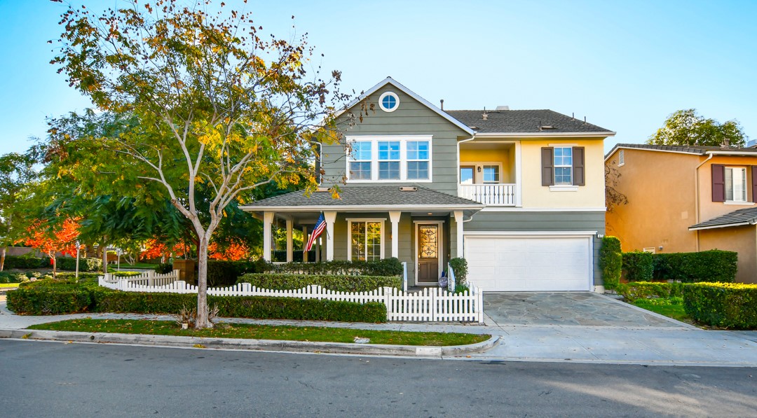 front view of house with a yard