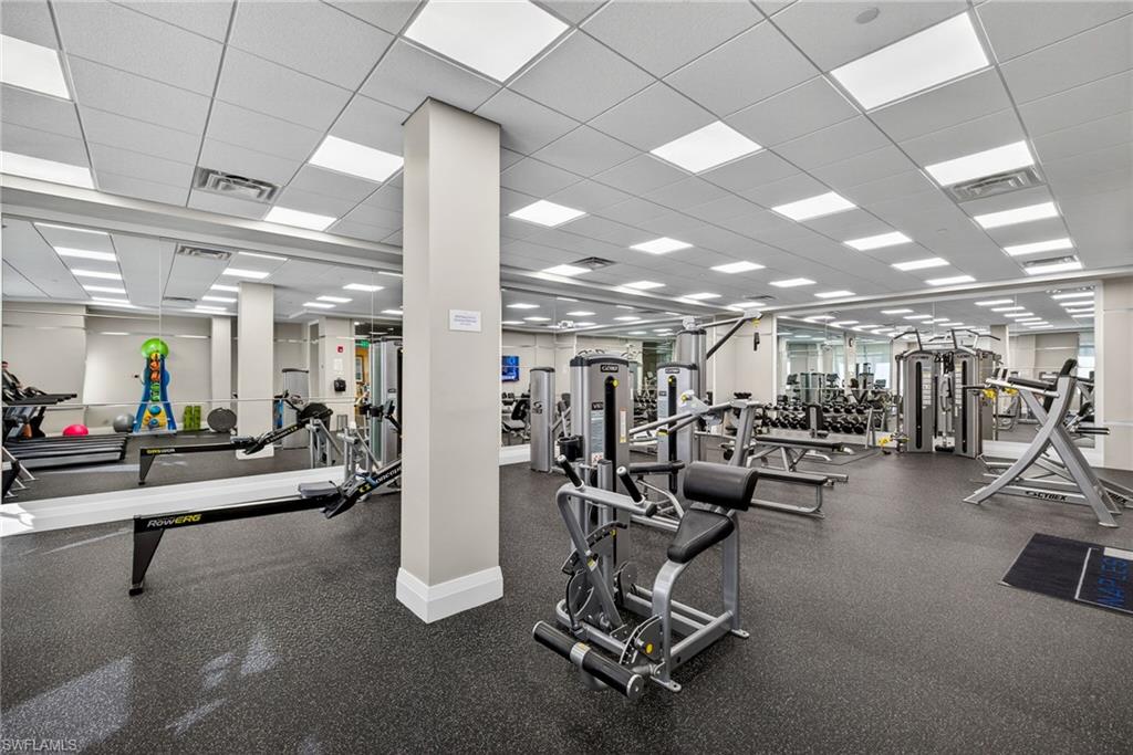 1135 3rd Avenue South, Unit 521 Naples, FL 34102 - Photo 29 of 39 a view of a room with gym equipment