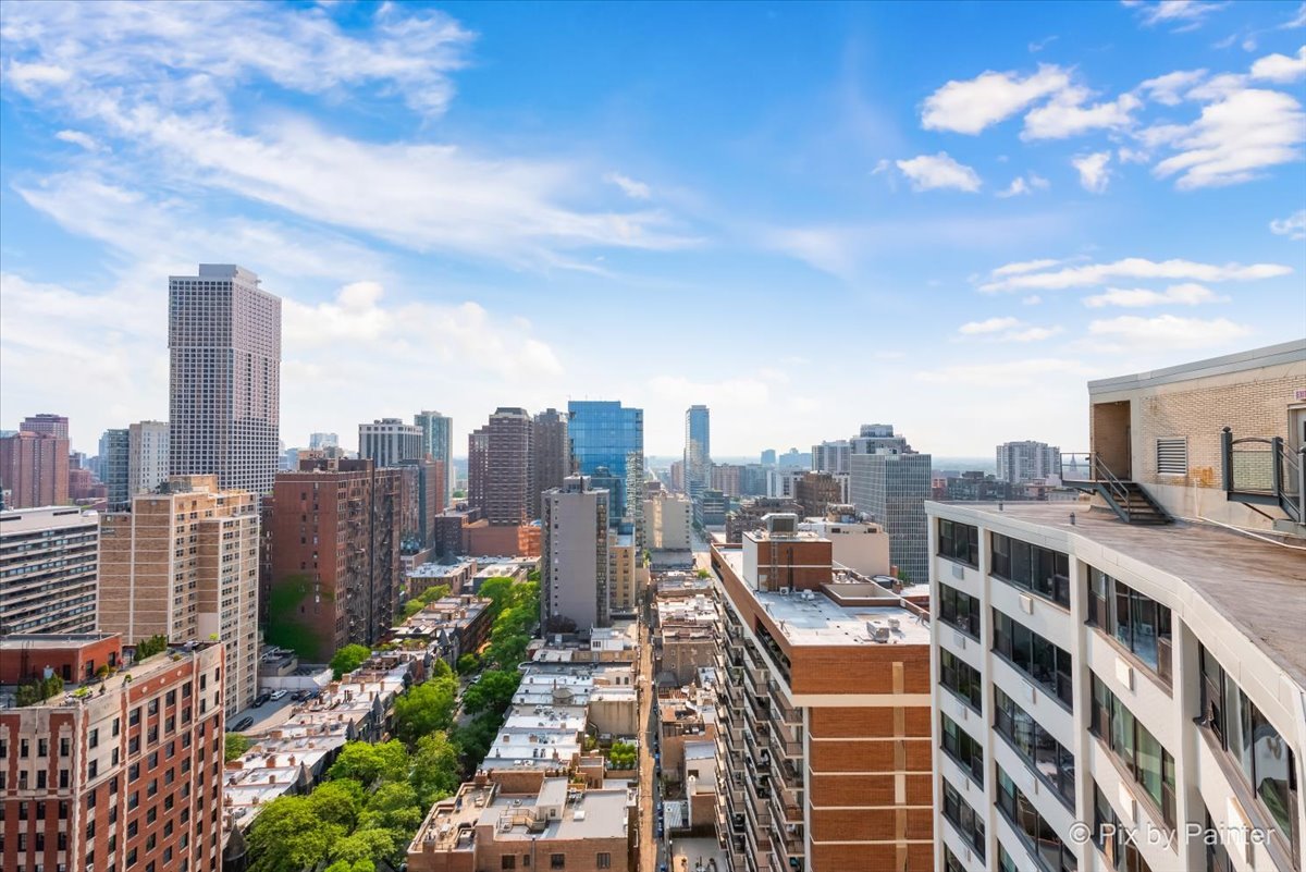 1150 North Lake Shore Drive, Unit 19A Chicago, IL 60611 - Photo 24 of 34 a city view with buildings