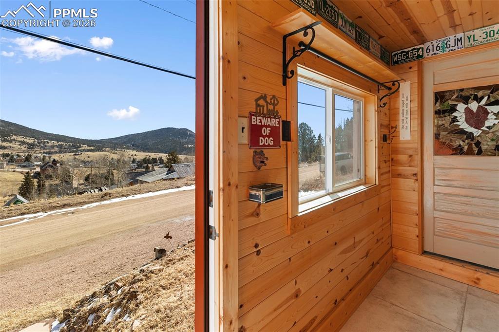 123 7th Street Victor, CO 80860 - Photo 7 of 44 a view of a entryway door of the house
