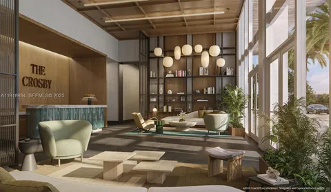 a living room filled with furniture