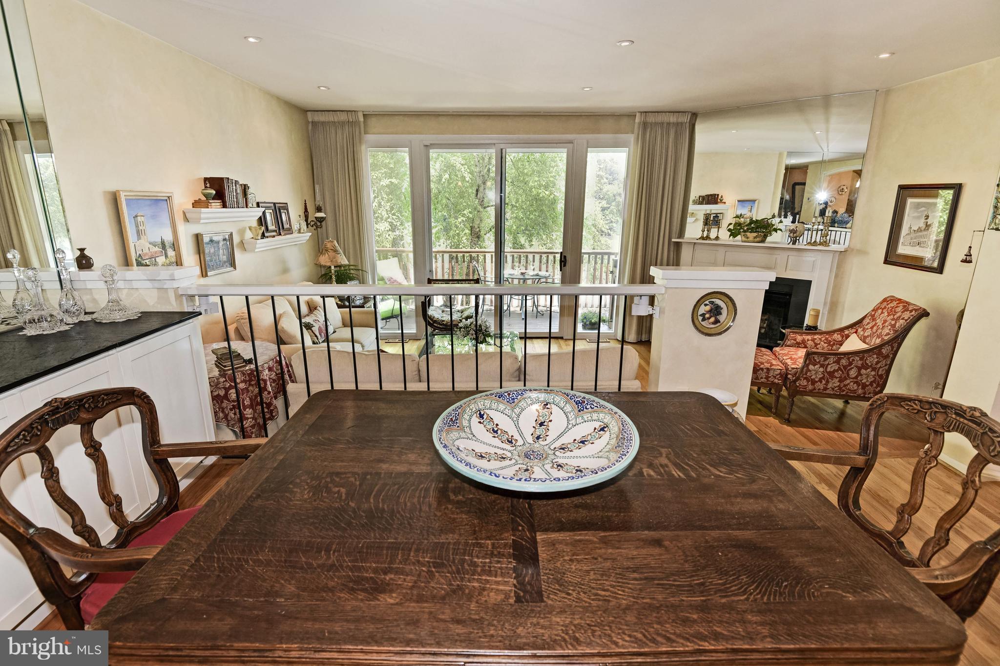 2007 Chadds Ford Drive Reston, VA 20191 - Photo 9 of 30 Dining Room overlook to Living Room and Lake View