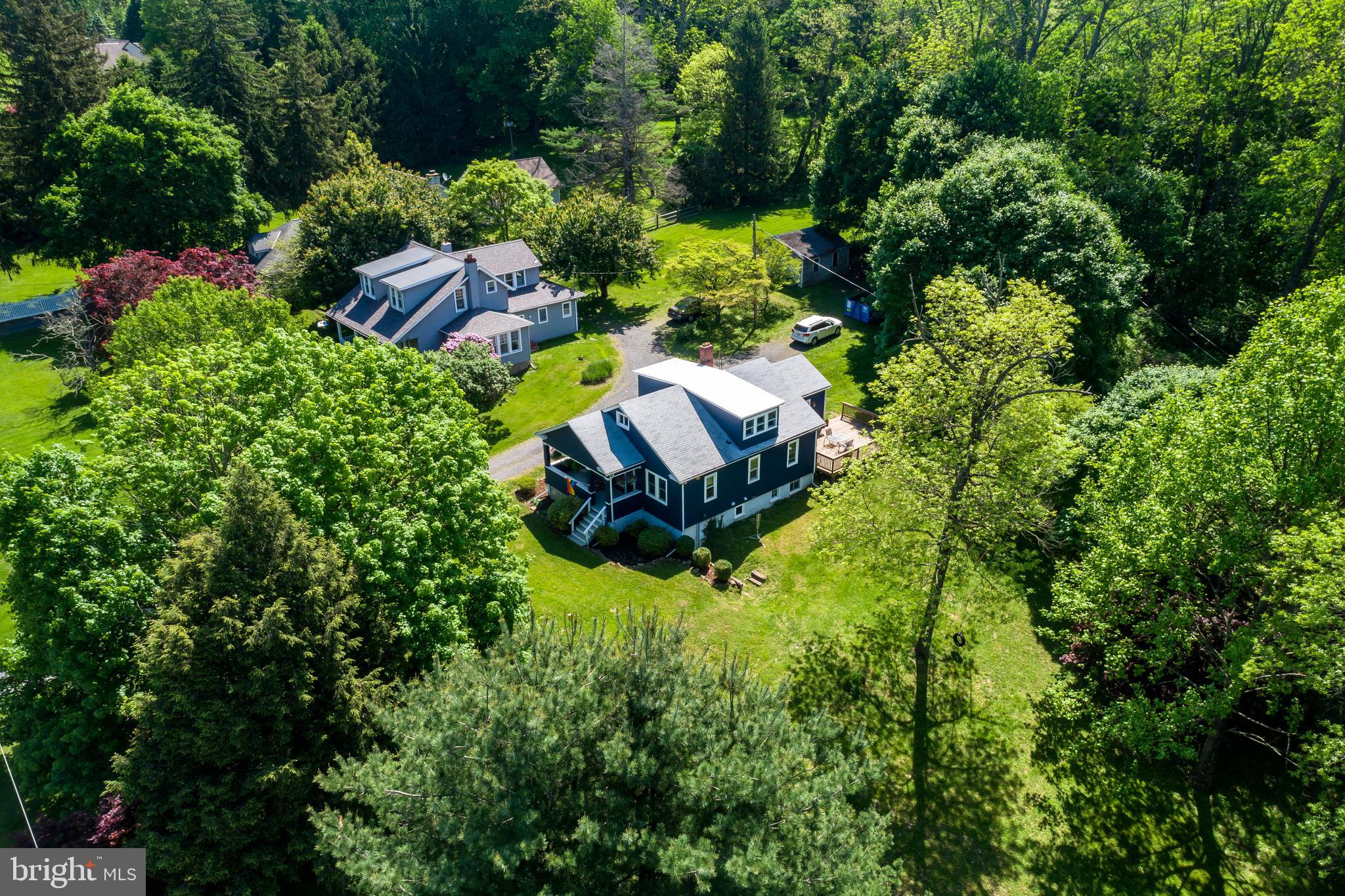 2190 School Road Pottstown, PA 19465 - Photo 28 of 30 an aerial view of residential house with outdoor space and trees all around