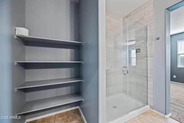 a view of bathroom with shower