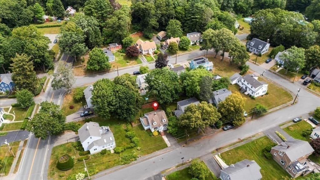 5 Marston Road Walpole, MA 02032 - Photo 31 of 36 an aerial view of a house with a yard and lake view