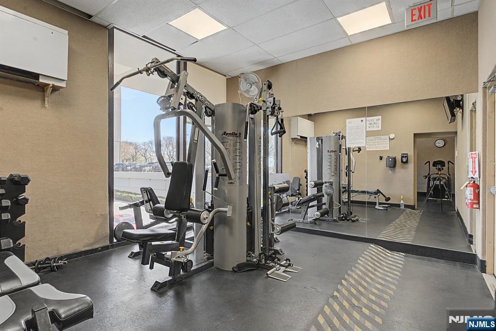 5 Horizon Road, Unit 2506 Fort Lee, NJ 07024 - Photo 15 of 20 a view of a room with gym equipment
