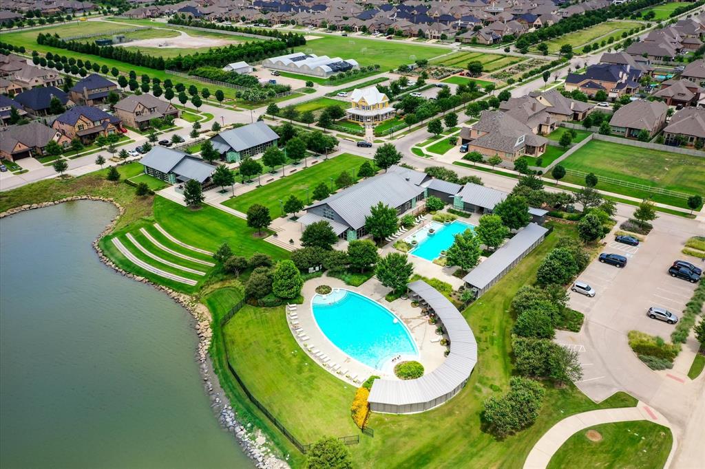 1201 9th Street Argyle, TX 76226 - Photo 39 of 40 an aerial view of a swimming pool