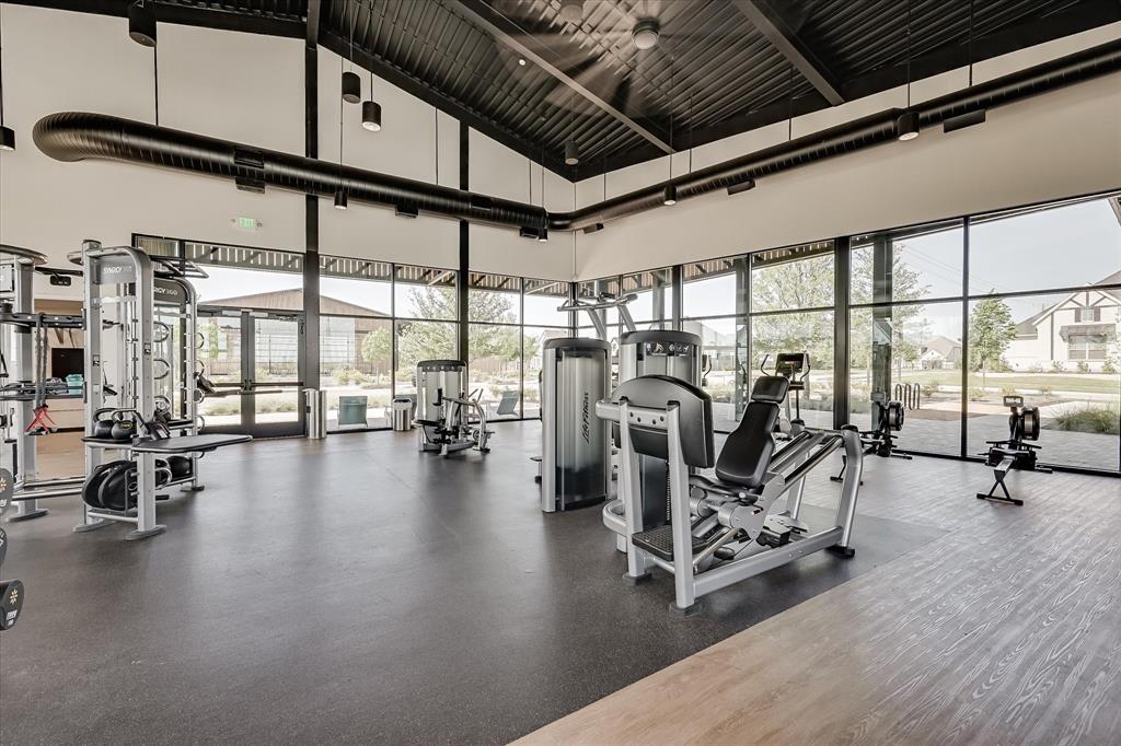 1201 9th Street Argyle, TX 76226 - Photo 40 of 40 a view of a room with gym equipment