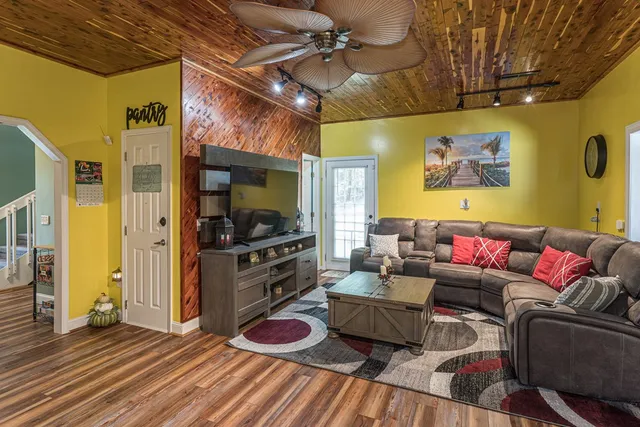 a car parked in garage