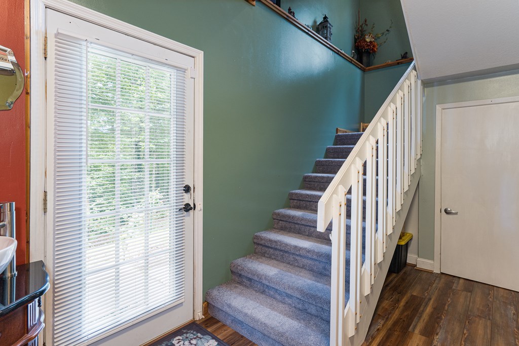140 Kathryn Circle Murphy, NC 28906 - Photo 24 of 55 a view of entryway with wooden floor and stairs