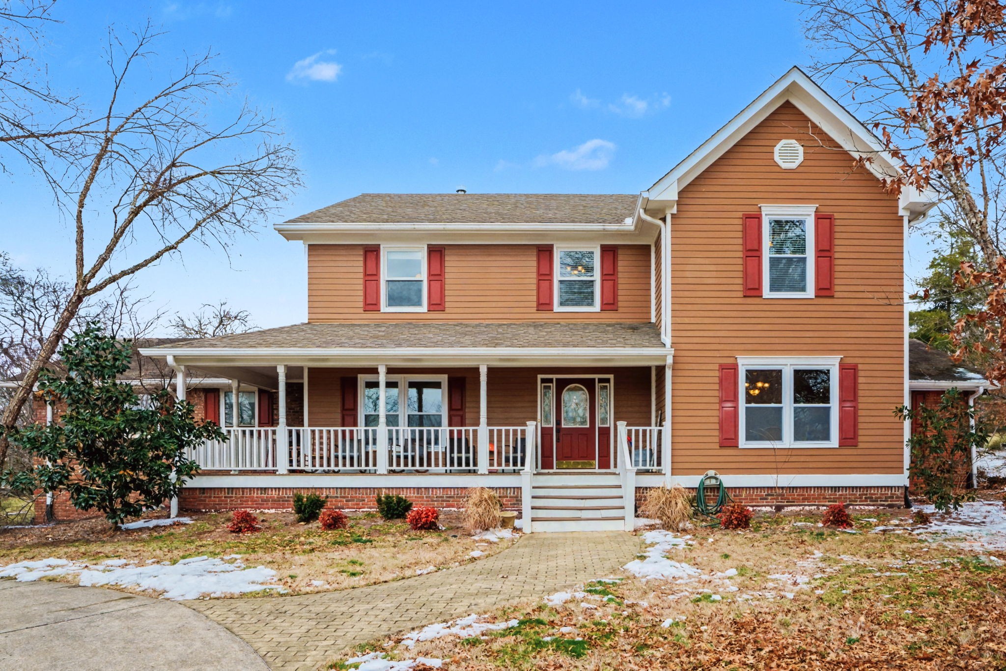 218 Spring Valley Road Hendersonville, TN 37075 - Photo 1 of 60 a front view of a house with a yard