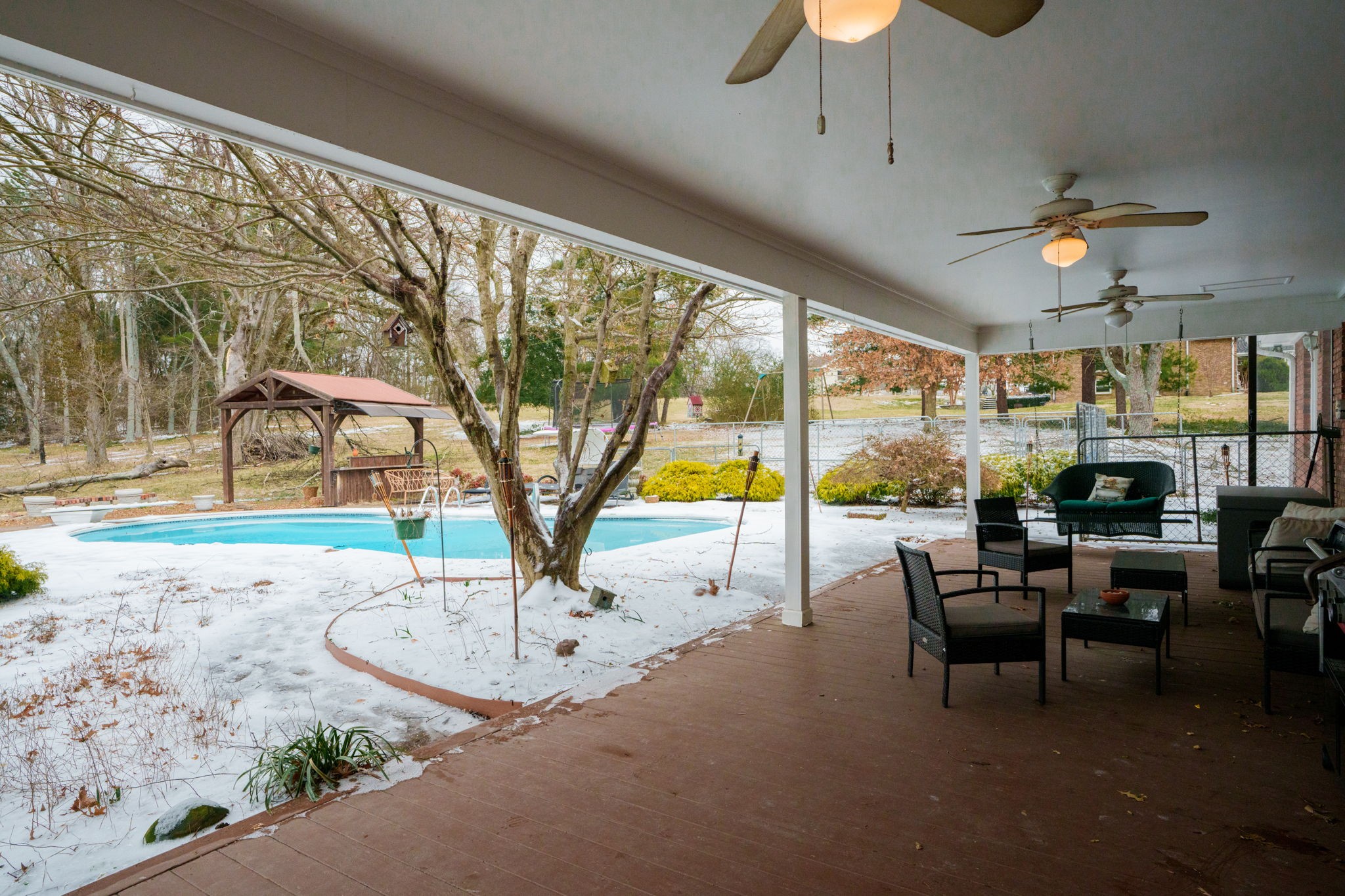 218 Spring Valley Road Hendersonville, TN 37075 - Photo 57 of 60 a view of a livingroom with furniture and floor to ceiling window