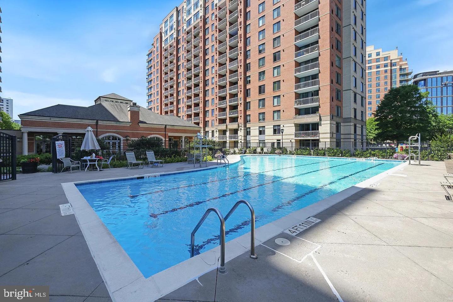 11710 Old Georgetown Road, Unit 602 North Bethesda, MD 20852 - Photo 8 of 22 a view of a building with a garden