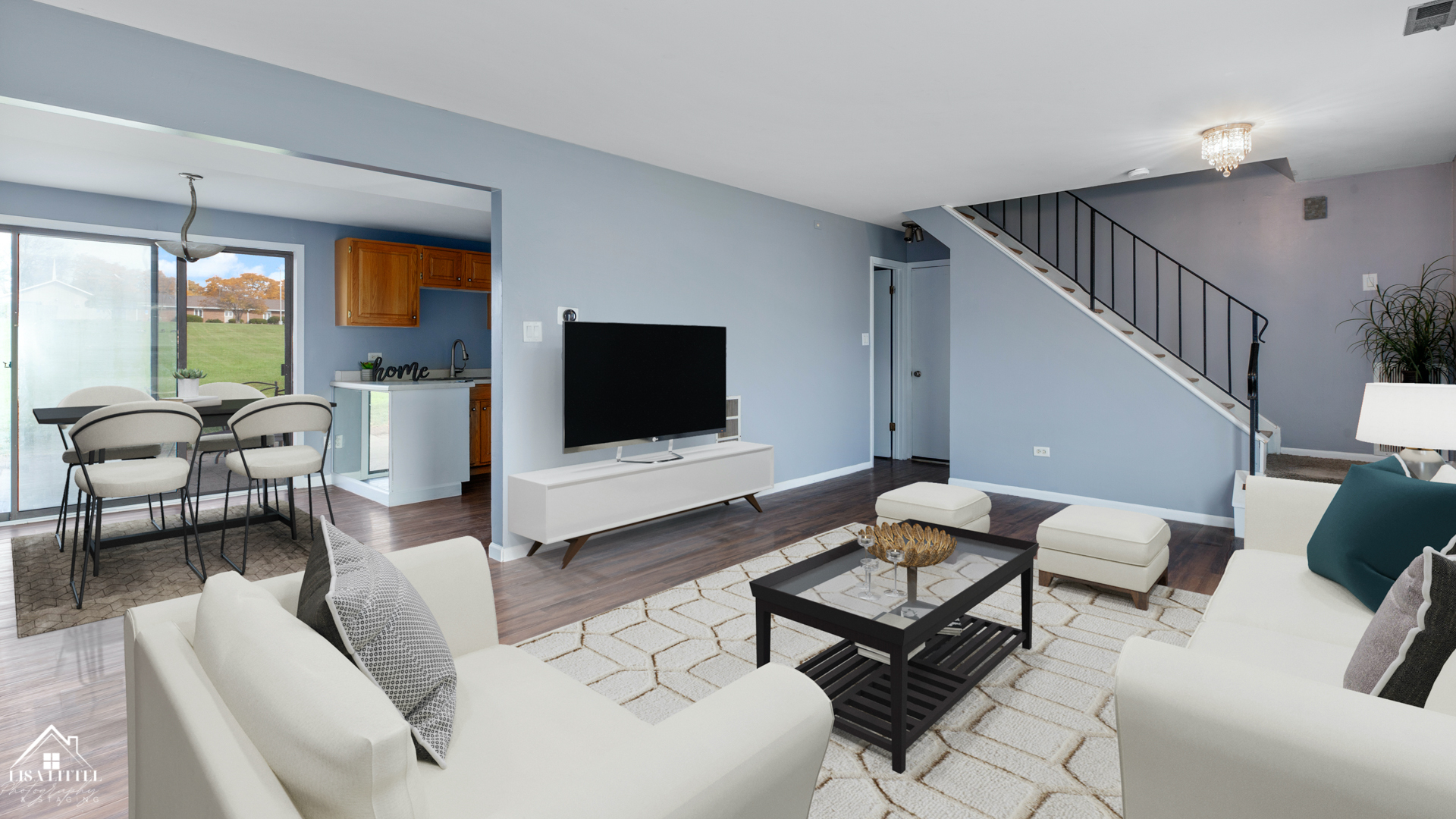 470 Degas Circle Bolingbrook, IL 60440 - Photo 7 of 22 a living room with furniture and a flat screen tv