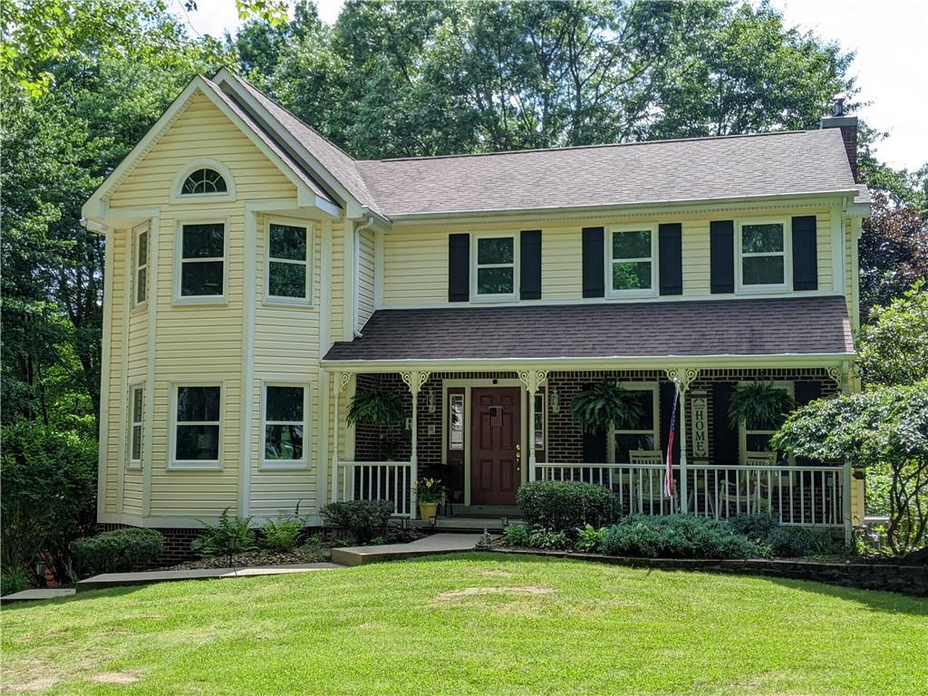a view of front a house