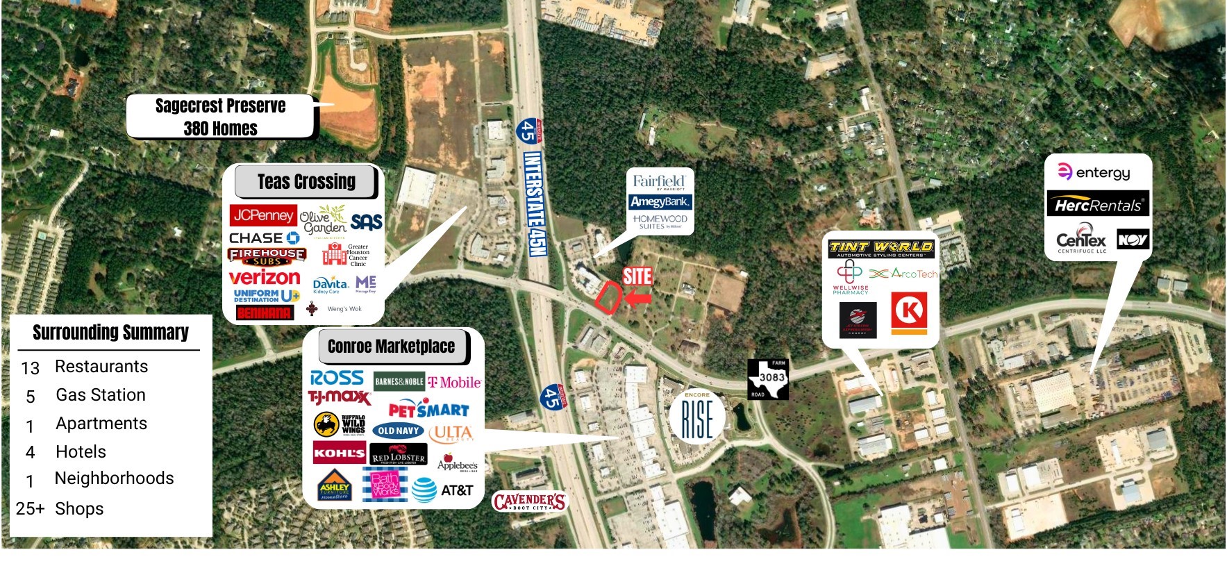 0 Fm 3083 Conroe, TX 77303 - Photo 2 of 2 a bird view