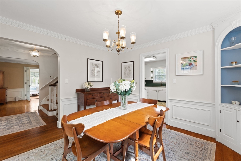 6 Tower Avenue Needham, MA 02494 - Photo 17 of 43 a dining room with furniture and window