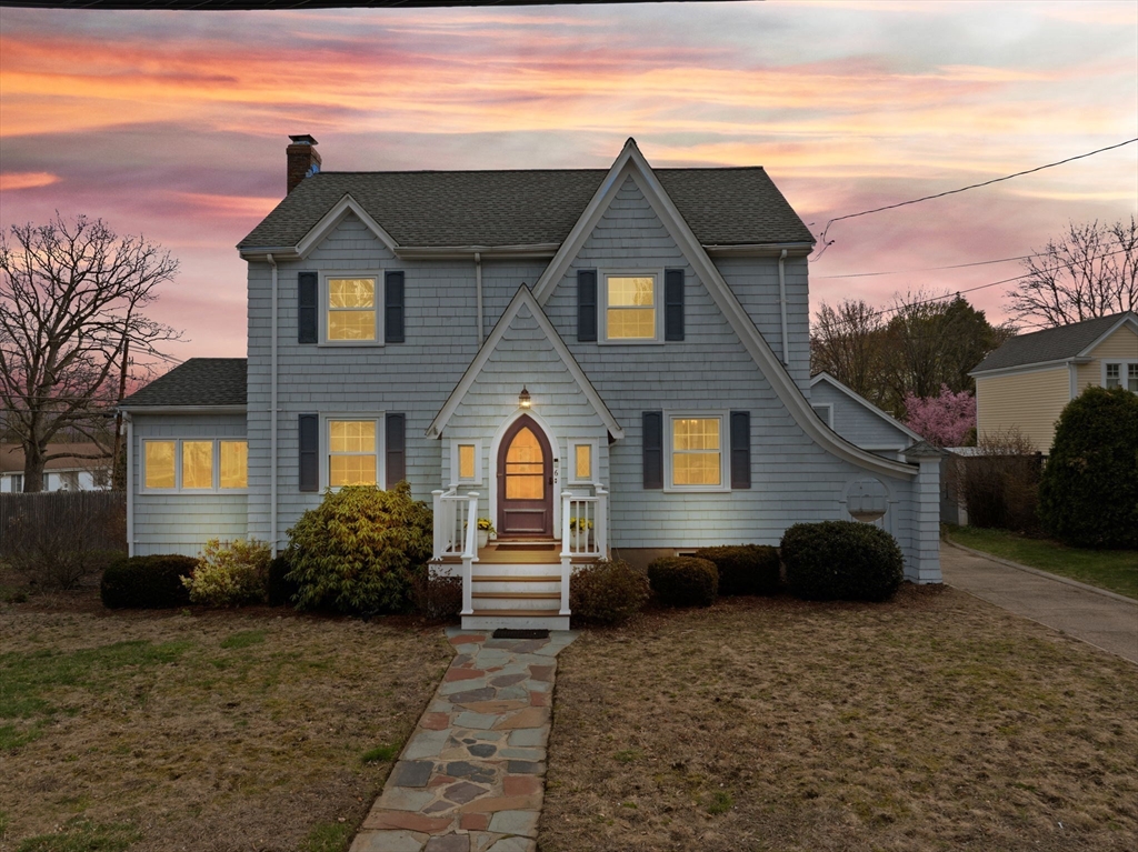 6 Tower Avenue Needham, MA 02494 - Photo 2 of 43 a front view of a house with a yard